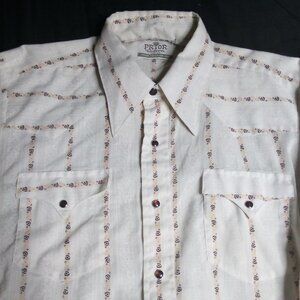 Vintage Prior Pearl Snap Button Western Shirt